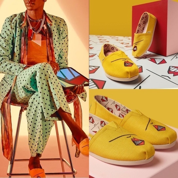 Toms Shoes - TOMS x Monica Ahanonu Diva Red Lips Alpargata